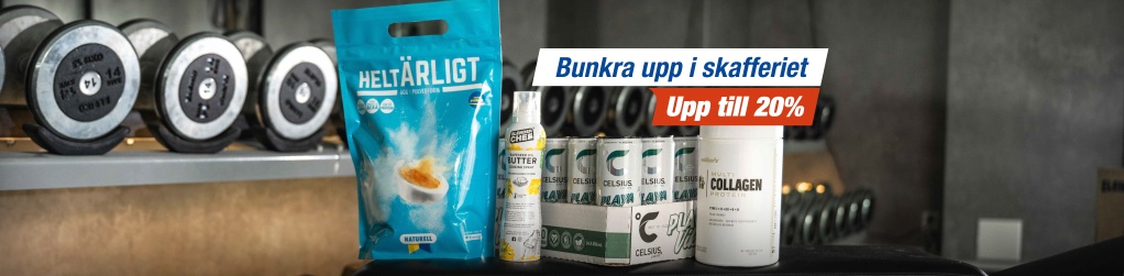 Kosttillskott & livsmedel  upp till 20%